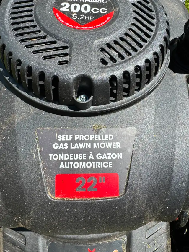 BENCHMARK 200cc Self-Propelled Gas mower with electric start62863277201794121