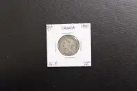 Canada 1901 25    Cent  Coin