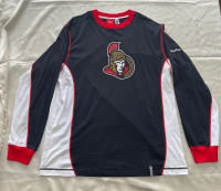 Adult large Reebok Ottawa Senators hockey NHL Shirt