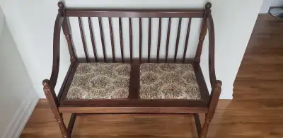 Antique Hall Bench, View more