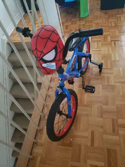 Spiderman bike with training wheels, View more