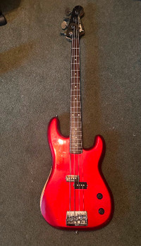 Fender Japan 1987 p bass (rare contemporary style)