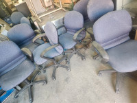 10 blue office chairs ! Lot sale!   Save$