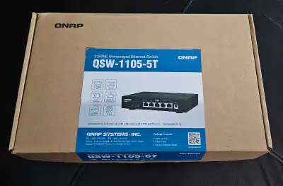 QNAP 2.5GbE Network Switch, View more