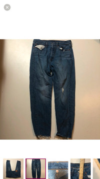 Levis High Rise Straight Jeans Size 30