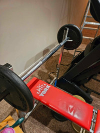 Weight Bench and Weights (Bench Sold)