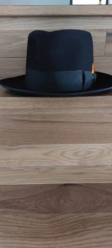 Vintage Birkdale's 1940's Men's Black Wool Felt Fedora Hat. Size 7.5 Original Eaton's Hat Box. Like...