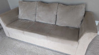 Beige 3 seater couch