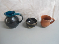 Three Pottery Items