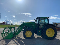 2021 JOHN DEERE 6155R MFWD Tractor For Sale 