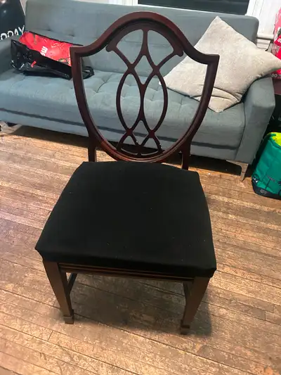 5 Dining Room Chairs - recently reupholstered!, View more