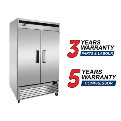 Atosa MBF8507GR 54" Double Door Stainless Steel Refrigerator, View more