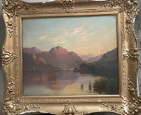  Alfred De Breanski SR original Loch Lomond oil Painting 