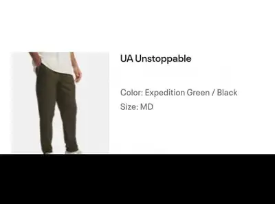 Under Armour Men's Unstoppable Pants Medium, View more