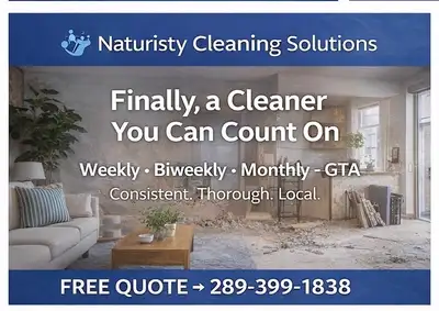 Consistent Home Cleaning You Can Actually Count On – GTA, View more