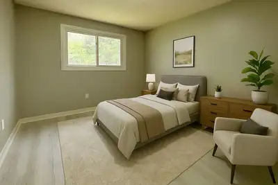 Private, Furnished room in a shared 4- bed house