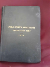 WW1 1914 Field Service Regulation United States Army
