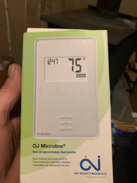  Floor heating thermostat $30