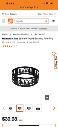 Camping Fire pit ring