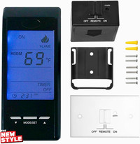 Touch Screen Programmable Thermostat Remote Control Kit, BNIB