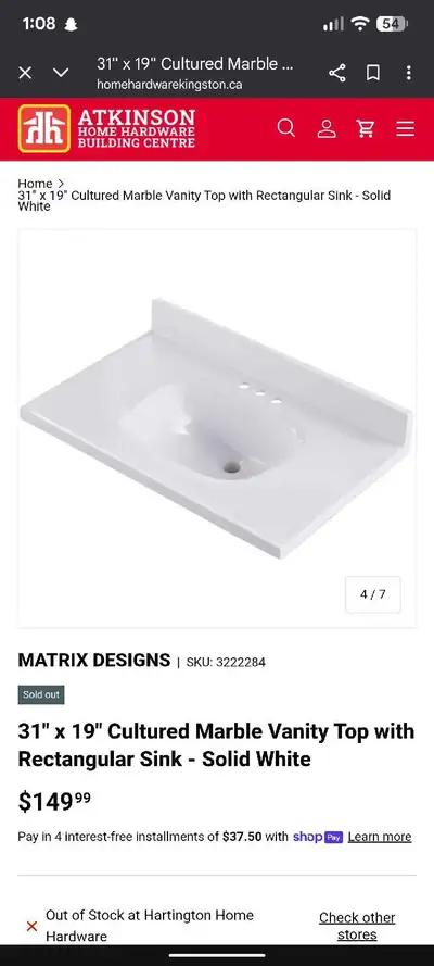 White Vanity Sink , View more