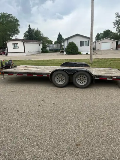 16 foot car Trailer for sale 2007 New brakes tires are good lights all work as a brand new 18,000 po...