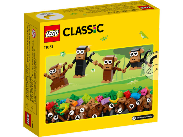 LEGO CLASSIC #11031 CREATIVE MONKEY FUN Building Toy Brand New!! in Toys & Games in Thunder Bay - Image 3