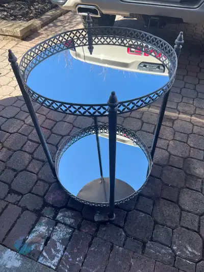 Glass bar cart, View more
