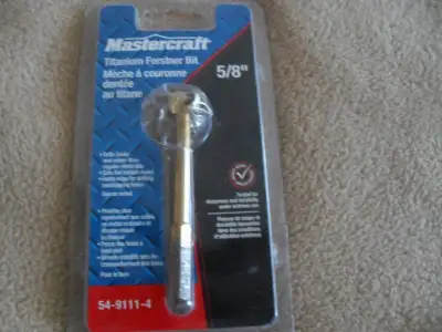 Forstner Bit Titanium 5/8 " Mastercraft., View more
