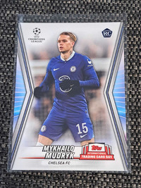 Mykhailo Mudryk Soccer Rookie card 