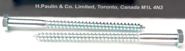 36 - 1/4 x 4-inch Hex Head Lag Bolt Screws, Nut Driver in Hardware, Nails & Screws in Edmonton - Image 4