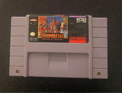 Jeu SNES- Romance of the Three Kingdoms III: Dragon of Destiny, View more