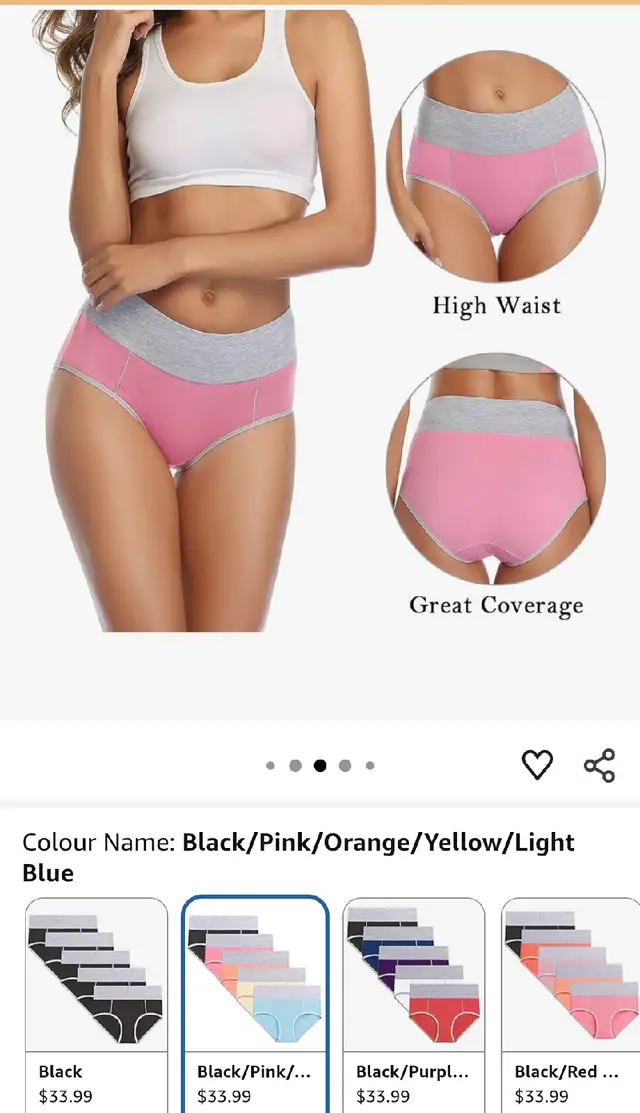 Wirarpa Underwear 5-Pack Size Medium in Women's - Other in Markham / York Region - Image 3