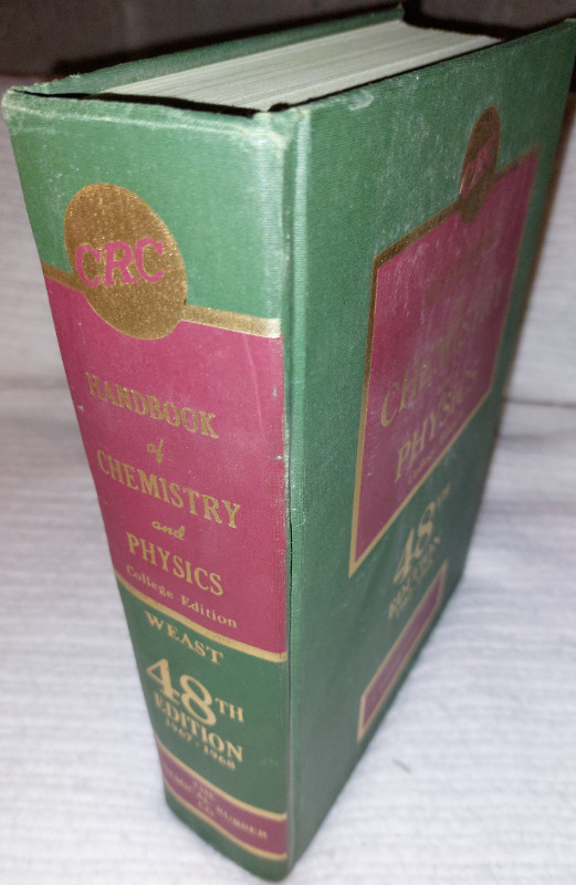 1967-68 Medical Chemistry Physics HC Book in Non-fiction in Kingston