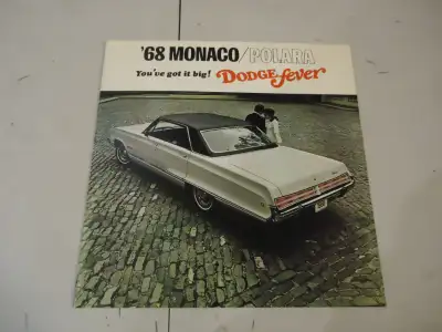 1968 Dodge Monaco/Polara Sales Brochure. Excellent. Can Mail, View more
