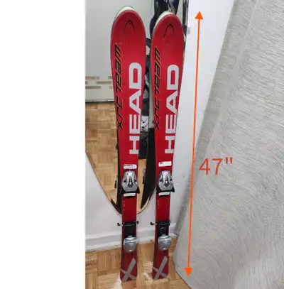 Head XRC Team 120cm Youth Downhill Childrens Skis w/ Bindings, View more