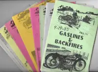 8 GASLINES & BACKFIRES Mags Antique MCL Club of America 1984-89
