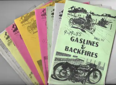Eight great looking antique motorcycle magazines / digests! These are the Fall 1984, Fall 1985, Wint...