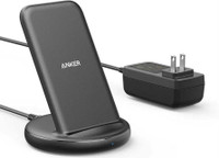 Anker Wireless Charger with Power Adapter, PowerWave II Stand, Q