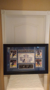 unique treasures house, NHL x 4 autographed hockey picture