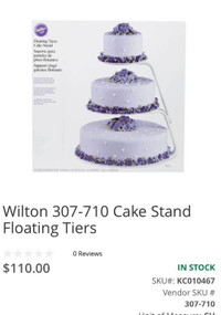 Wilton 307-710 Cake StandFloating Tiers