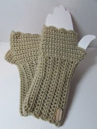 Hand crotchet finger less gloves for sale