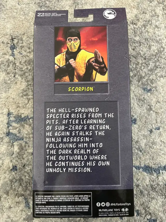 Mortal Combat Klassic Scopion Action Figure64733718960770121