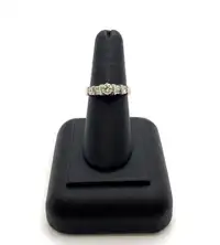 14KT White Gold 5.80GM 0.74ct. Diamond Engagement Ring $2,200