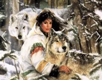MAIJA Spirit of The Wolf. Signed Numbered Limited print. 