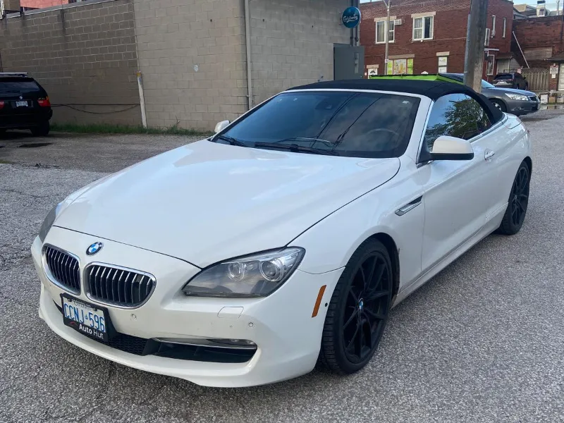 2012 BMW 6 Series 650i Cabriolet Convertible - Clean Title