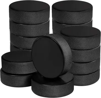 18 Pack Ice Hockey Pucks, Diameter 3", Thickness 1", 6oz, View more