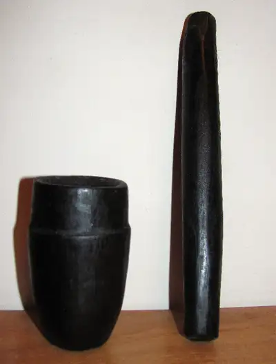 Vintage Authentic Betel Nut Mortar & Pestle From Solomon Islands