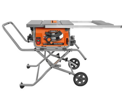 RIDGID R4510 heavyduty 10" portable tablesaw, View more