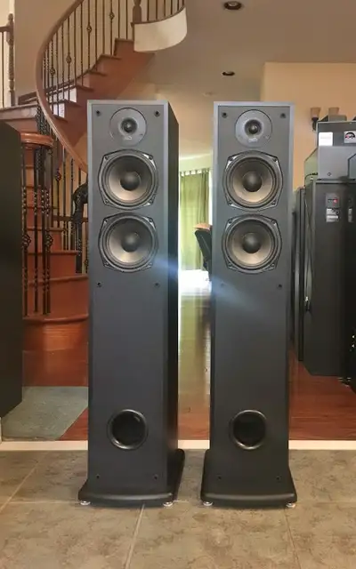 3 Driver Slim Towers by Polk Audio R40, View more